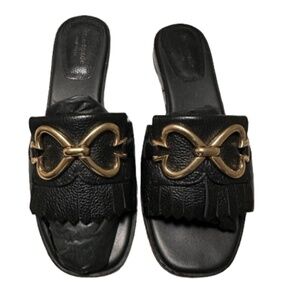 Kate Spade Leather Slides Size 8
